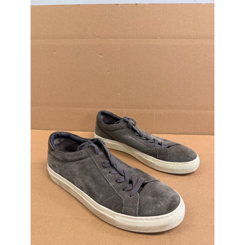 To Boot New York Adam Derrick Low Top Suede Sneakers Gray Mens Size 10 US